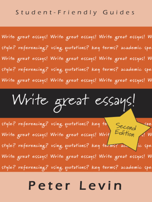 Title details for Write Great Essays by Peter Levin - Wait list